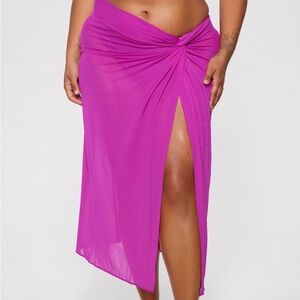 Vibrant Yitty Sheer Mesh Swim Sarong